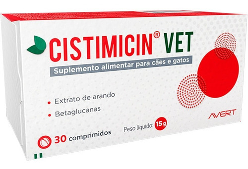 Cistimicin Vet - Suplemento Alimentar Para Cães E Gatos