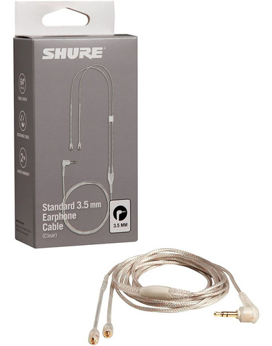 Cable Audifono Shure Eac64cl Color Transparente