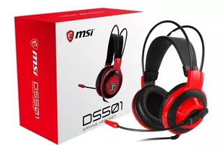 Msi Ds501 Gaming Headset Rojo