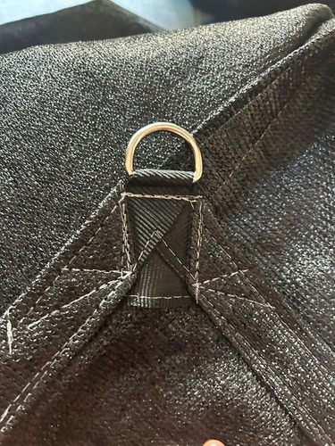 Malla Sombra Rashel 90% 8x10 Reforzada Lista Para Colocar Negro