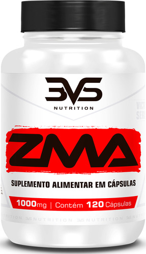 Zma 1000mg Ultra Concentrado - Fórmula Exclusiva Precursor Testo - 120 Cápsulas