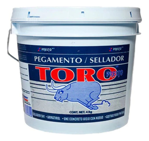 Pegamento Blanco Toro Sellador 4 Kg - Presto