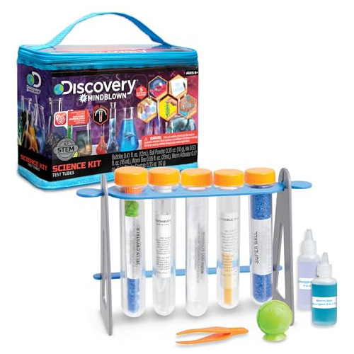 Discovery #mindblown 14-piece Test Tubes Diy Science 7qkn1