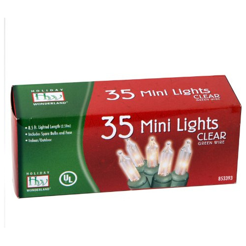 35-count Clear Christmas Light Set