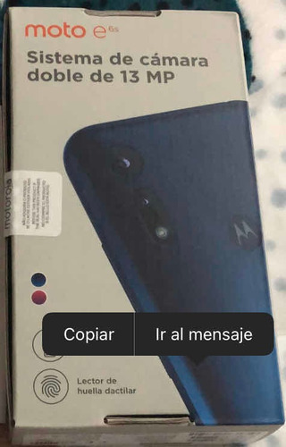 Celular Motorola E6s - Mínimo $190.000