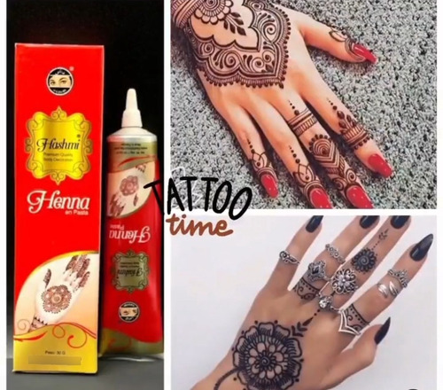 Henna Para Tatuar Hashmi Árabe 