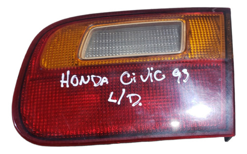 Lanterna Tampa Traseira Lado Direito Honda Civic 93