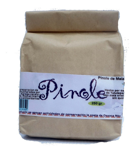 Pinole De Maíz Criollo Olotillo Con Canela (2 Kg)