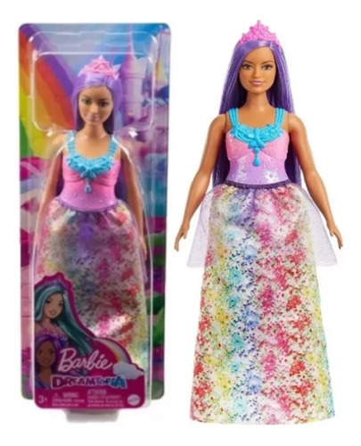 Barbie Dreamtipia Caballero Morado Mattel Original 