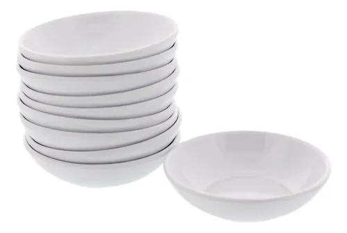Plato Para Salsa Soja 10 Blanco