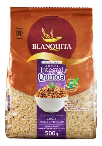 Arroz Con Quinoa Integral 500gr - Kg a $2380