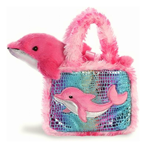 Aurora World Pet Carrier Plush Toy Animal, Fancy Pals