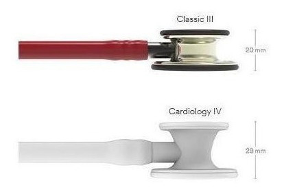 Imagen 4 de 4 de Fonendoscopio 3m Littmann Classic Iii 5864 Bordo Champaña