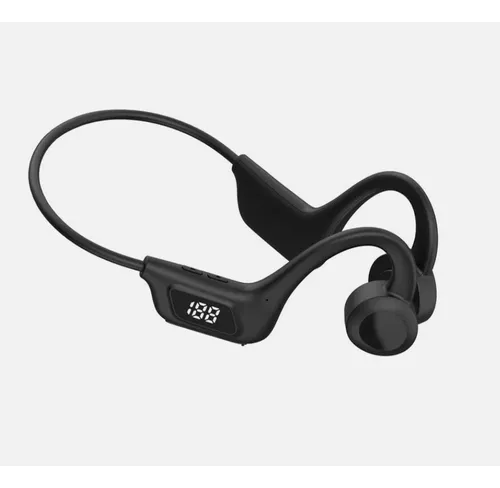 Auriculares Conducción Ósea Inalámbricos Bluetooth Deporte Negro