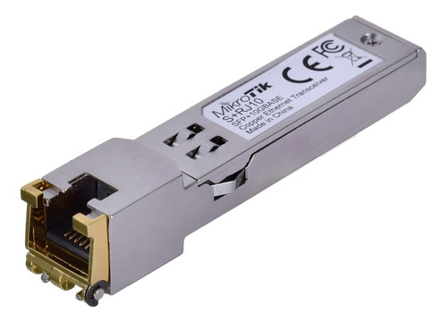  Módulo Rj-45 Mikrotik 10 Gbps 200m Sfp+ S+rj10 