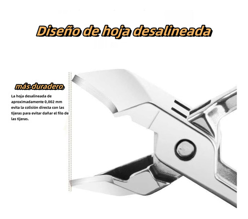 Alicates Para Uñas De Pie, Cortauñas Con Boca Oblicua Y
