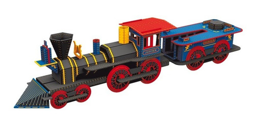 Construye Una Locomotora 3d, Libro+maqueta