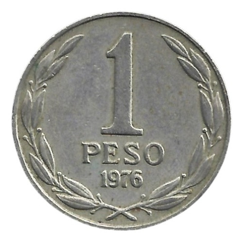 Chile 1 Peso Años: 1975-1977 X Pieza  Cl#01