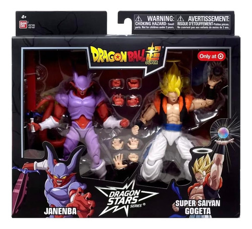 Figura de acción Battle Ssj Gogeta Vs Janenba 6.5 pulg Dragon Ball