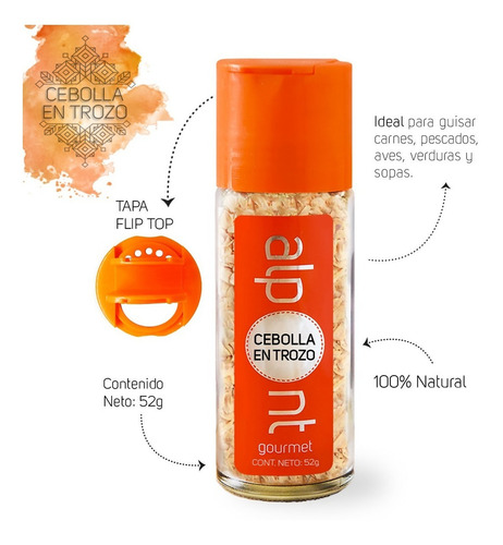 Alpont Cebolla En Trozo 52 Gramos 2 Piezas