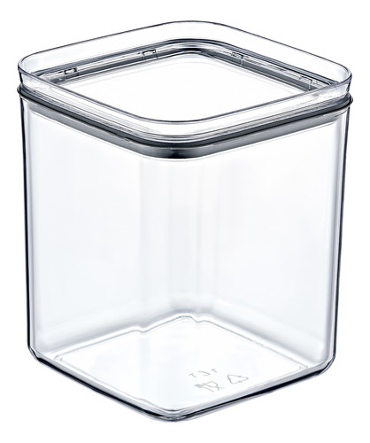 Canister Contenedor Hermético 1 Lt  Square Crystal