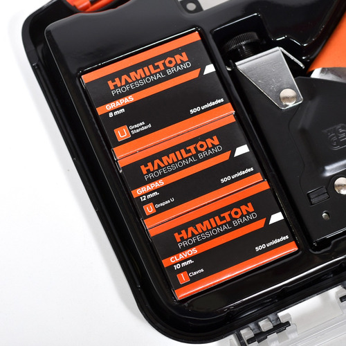 Imagen 6 de 10 de Kit Engrapadora Clavadora Prof 3 En 1 - Hamilton Pepkit