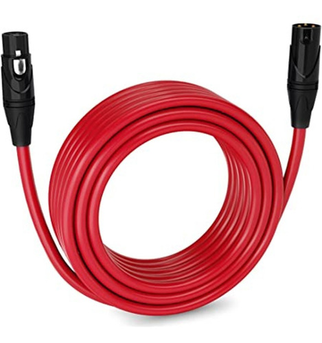 Cable De Micrófono Xlr, Profesional Alta Calidad 6 Mts.