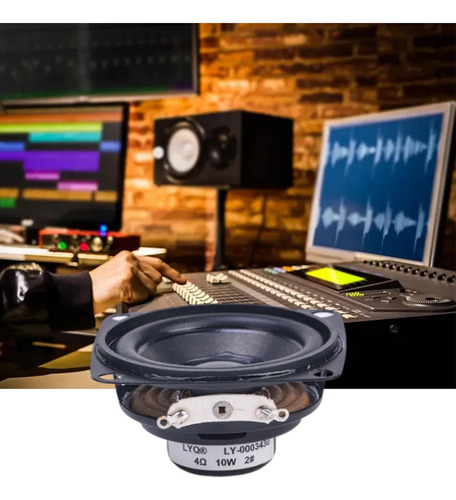 Woofer Subwoofer Altavoz Poly Cone Altavoz 4 Reemplazo