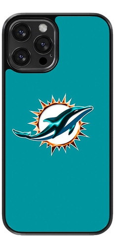 Funda Para Celular Nfl Miami Dolphins Delfines Verde