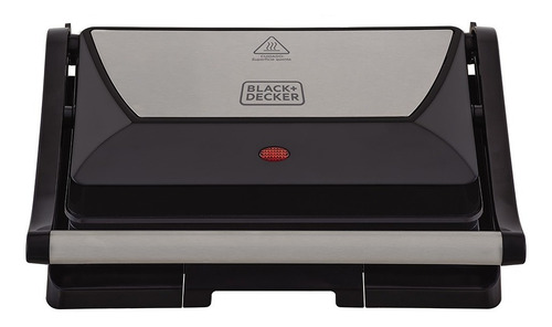 Grill Elétrico 750w Com Prensa E Alça Inox Black+decker G800