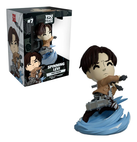 Spinning Levi Ackerman Attack On Titan Youtooz Figura