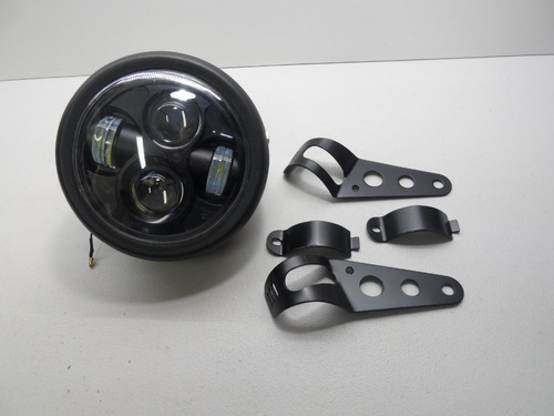 Faro Cafe Racer Universal 6 1/2'' C/bases Led Metal T2