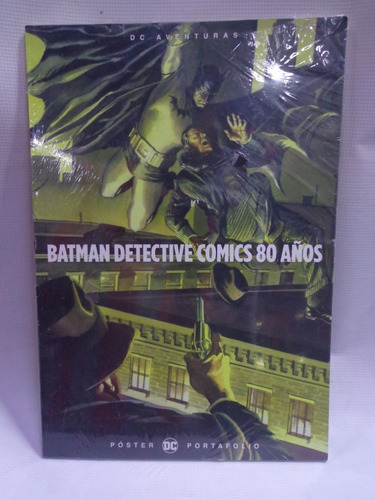 Batman Detective Comic 80 Años Poster Dc Aventuras