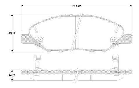 Balata Freno De Disco Raybestos Nissan Tiida 2008