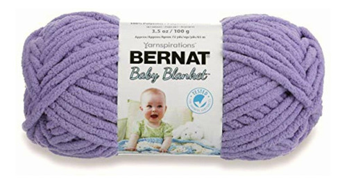 Bernat Baby Blanket Yarn, 3.5oz, Super Bulky 6 Gauge - Lilac