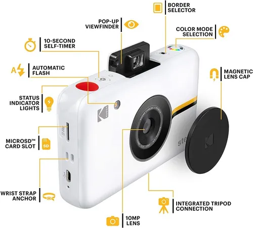 Kodak Step Camera - Cámara Instantánea Zink