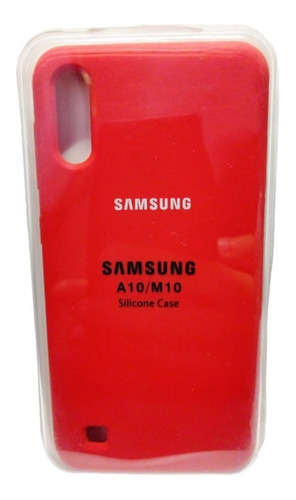 Forro Estuche  Samsung A10  | M10 Silicon Gamuzado 