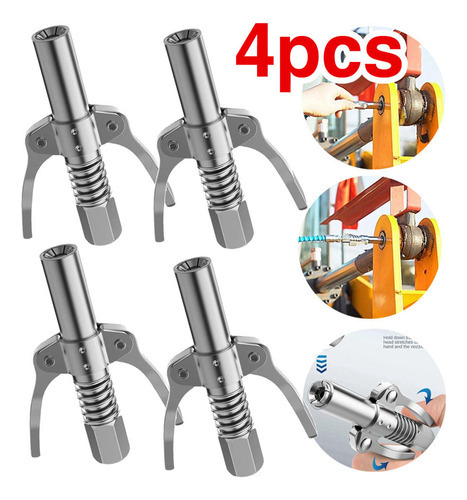 Acoplador De Grasa De Inyección De Acero Inoxidable De 4 [u]