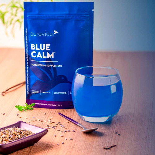 Blue Calm Puravida 175g Sabor Lavanda E Baunilha