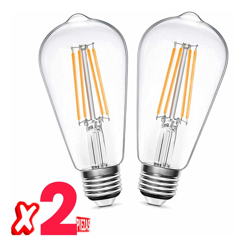Foco Bombilla Led Vintage E26 E27 Standard Blanco Cálido