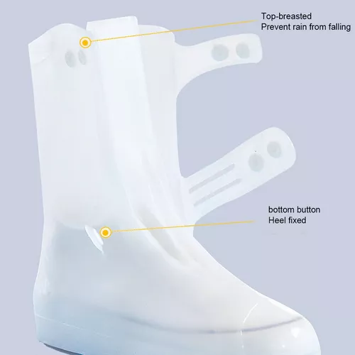 Bota Protector Silicon Impermeable Cubre Tenis Zapato Lluvia