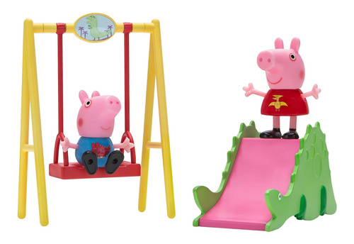 Set De Figuras Peppa Dino Park World Or Peppa