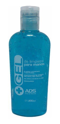 Alcohol En Gel 200 Ml Higienizante Antibacterial Con Anmat