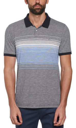 Polo Slub Chest Stripe