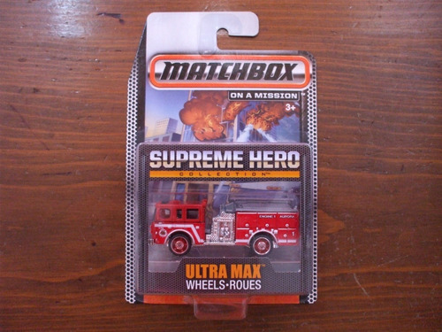 Matchbox Supreme Hero Pierce Dash Camion De Bomberos Color Rojo