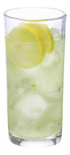 Vaso Cubero De Cristal Fondo Delgado 10 Oz 12 Piezas - Crisa Color Transparente