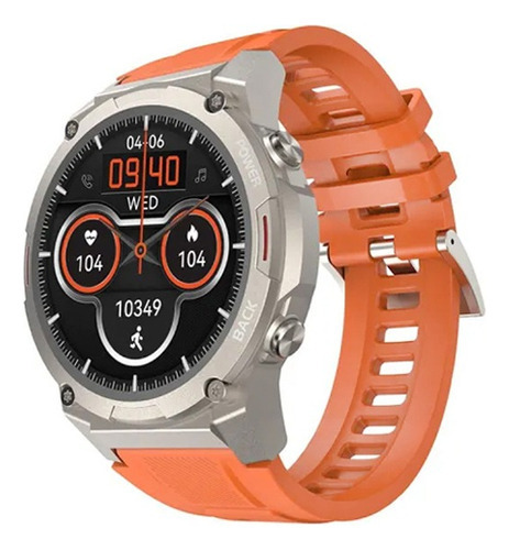 Reloj Smartwatch Hifuture Future Go Mix2 1.43 Color de la malla Naranja