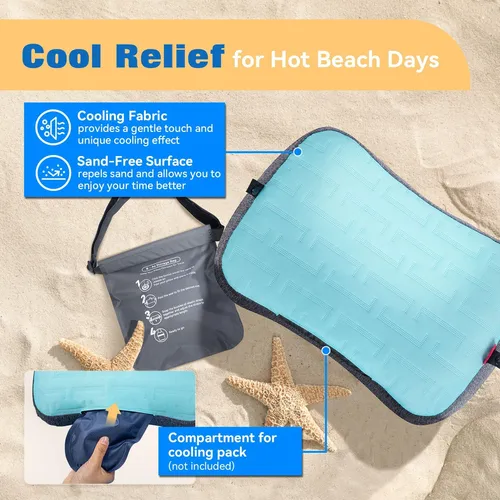 Almohada De Playa De Alquiler Para Arena, Almohada Inflable