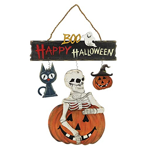 Decoración Colgante De Halloween Esqueleto, Calabazas ...