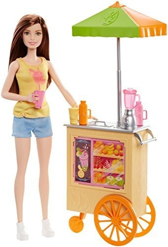 Barbie Carreras Batido Cocinero Playset Con Muñeca Morena